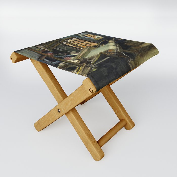 Weaver, 1883-1884 by Vincent van Gogh Folding Stool