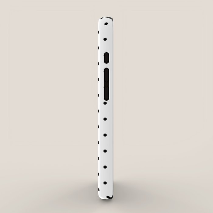 Small Black Polka dots Background