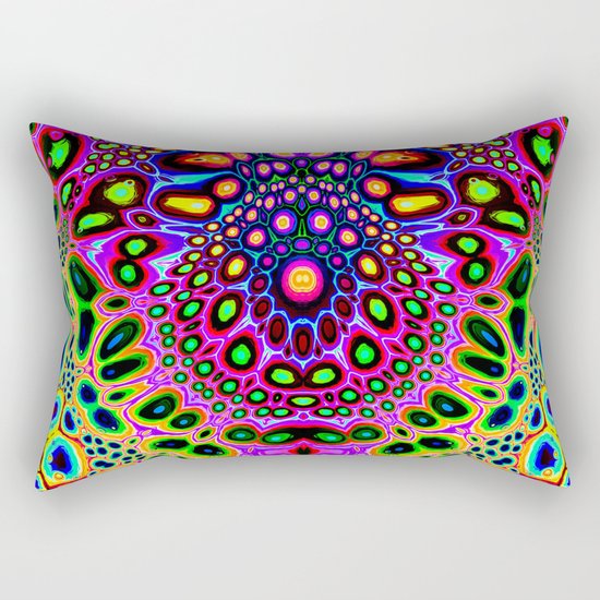 Abstract Spectral Symmetry Rectangular Pillow