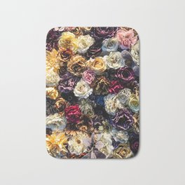 Flower Wall // Full Color Floral Accent Background Jaw Dropping Decoration Bath Mat | Qm Autumn Rustic, Country Of Farmgirl, Pink Roses Rose, College Dorm Room, Colorful Lavender, Tulip Tulips Trendy, Beautiful Peonies, Natural And Earthy, The Photo Pictures, Petals Field Boquet 