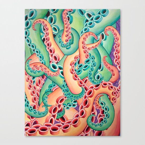 Tentaculon 10 Canvas Print