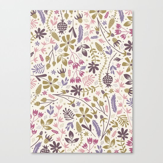 Vintage Blooms Canvas Print