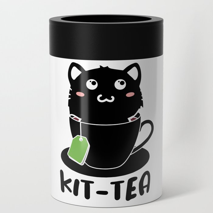 Kit-tea Funny Kitten Cat Lover Can Cooler