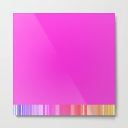 Cool pink colorful living Metal Print | Other, Pattern, Digital, Stips, Graphicdesign, Happy, Pink 