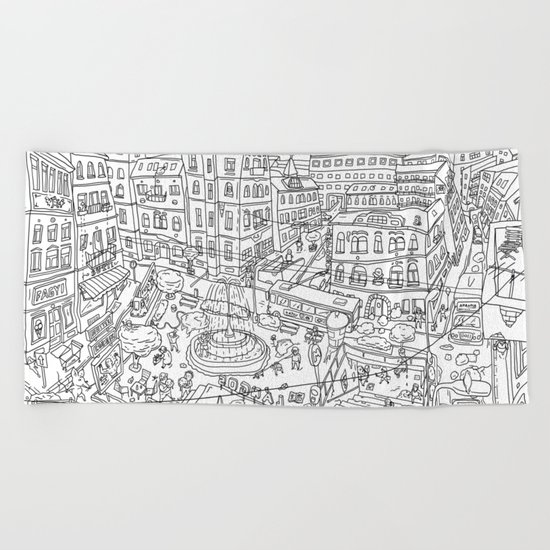 Budapest X Beach Towel