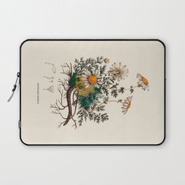 Camomile Antique Botanical Illustration Laptop Sleeve