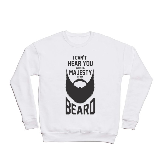 The Majestic Beard - Black Crewneck Sweatshirt