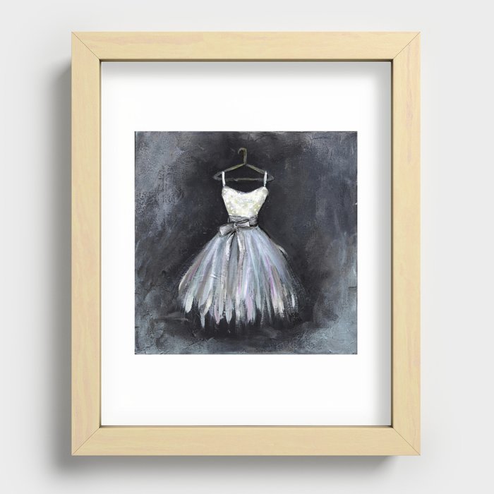 Ballerina Dress 2 - Painting Recessed Framed Print