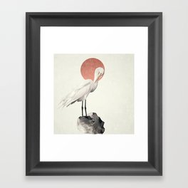 White Wings Framed Art Print