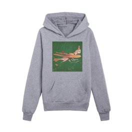 Party in the forest Kids Pullover Hoodies