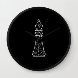 Chess Polygon Figure Bishop Wall Clock