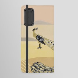 Peacock Landscape Android Wallet Case