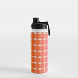 Strawberry Dots Water Bottle | 70Spattern, Circles, Curated, Pop Art, Pinkdots, Pattern, Dots, Retropattern, Graphicdesign, Polkadots 