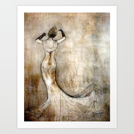 dancing with myself Art Print