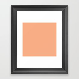 Apricot Framed Art Print