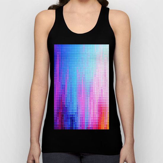 colorfuL Pixels Unisex Tank Top