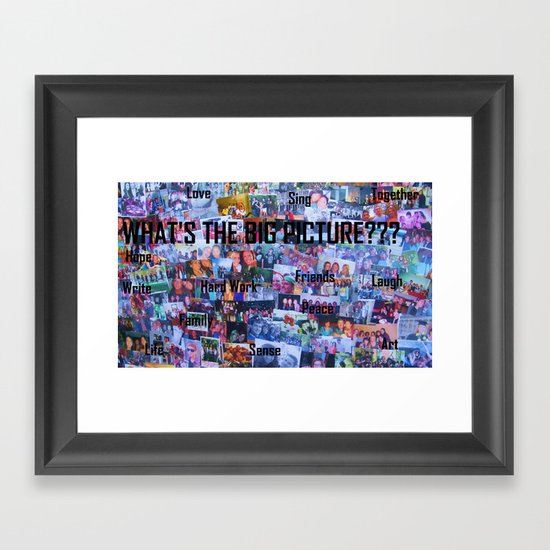 What's the Big Picture? Framed Art Print