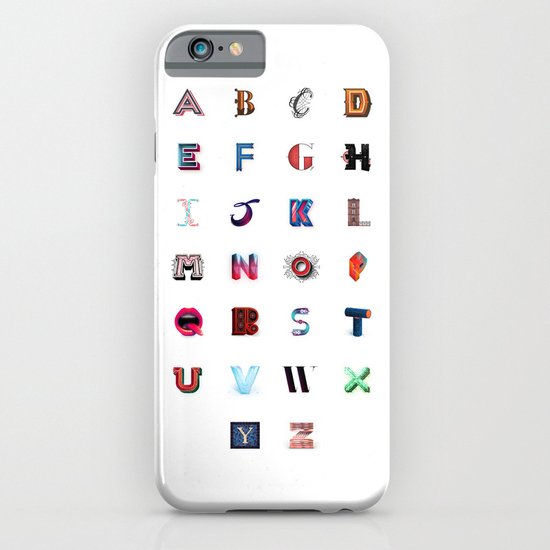 Illustrated Letters - Set One iPhone & iPod Case