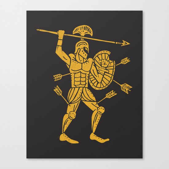 the warrior Canvas Print