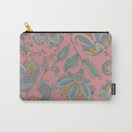 Paisley Floral Carry-All Pouch