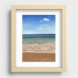 Avalon Beach Recessed Framed Print