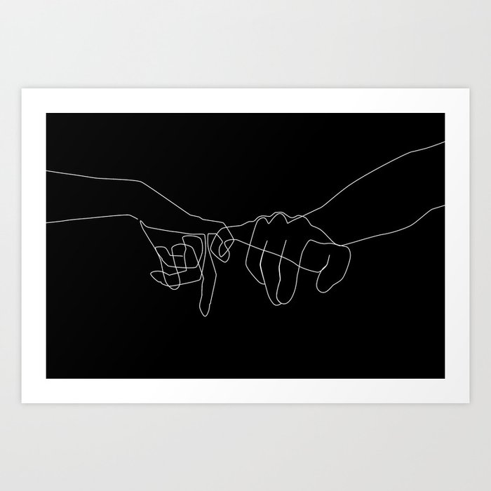 Black Pinky Swear Kunstdrucke Black Pinky Swear Kunstdrucke