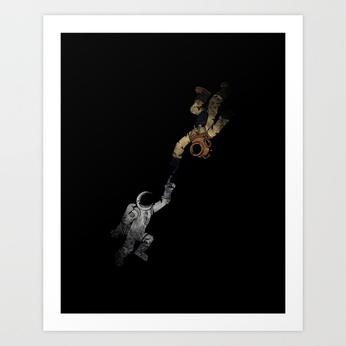 In to the Deep Art Print