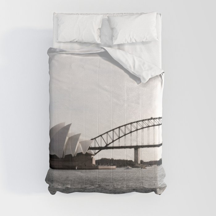 Sydney Opera House & Harbour Bridge Comforter