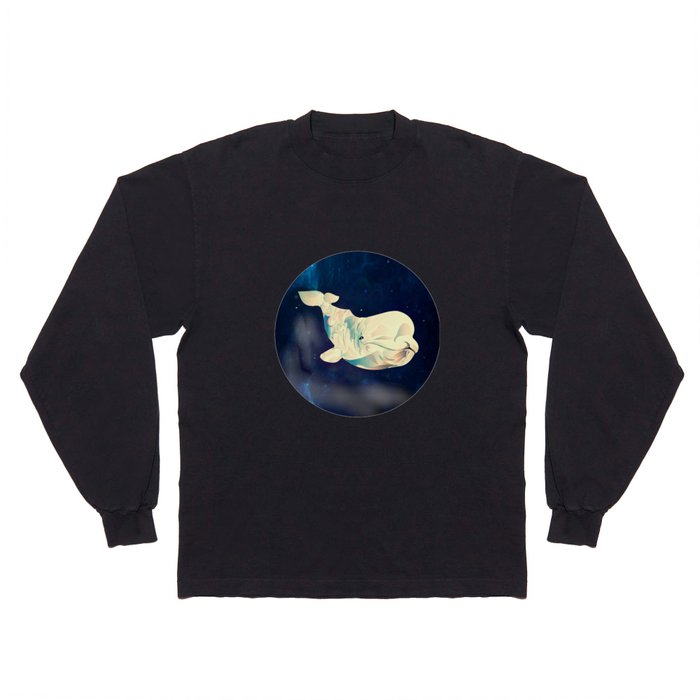 Space Beluga Long Sleeve T Shirt