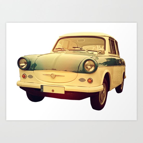 Vintage car Art Print
