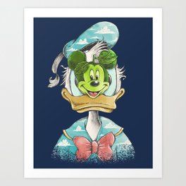 duck magritte Art Print