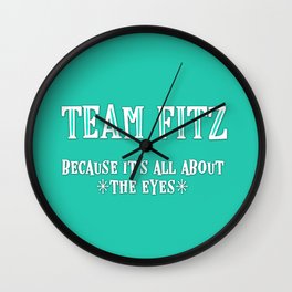 Team Fitz Wall Clock