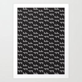 Parallel Lines Black and White #2 Art Print | Unique, Letsdance, Goodvibes, Stripes, Music, Dancing, Volume, Pattern, Decoration, Patterndesign 