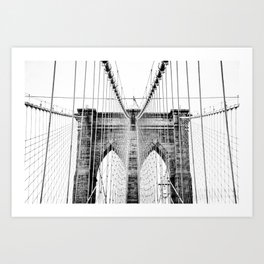 Brooklyn bridge Art Print
