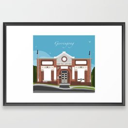 Gerringong Memorial Hall 2023 Framed Art Print