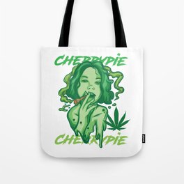 Cherry Weed Gift Men & Women Marijuana graphic Tote Bag