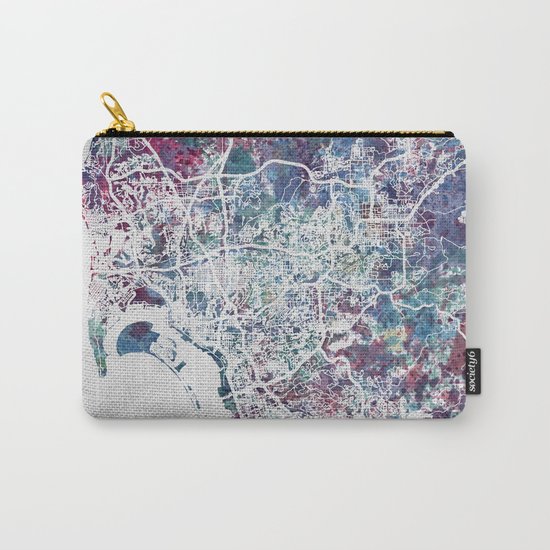 San Diego map Carry-All Pouch