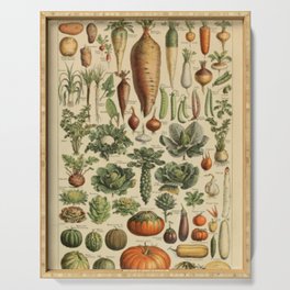 Vegetable Chart Serving Tray