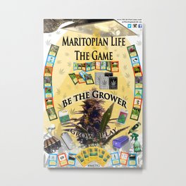 MLTG Maritopian Life The Game Poster Metal Print | Digital, Game 