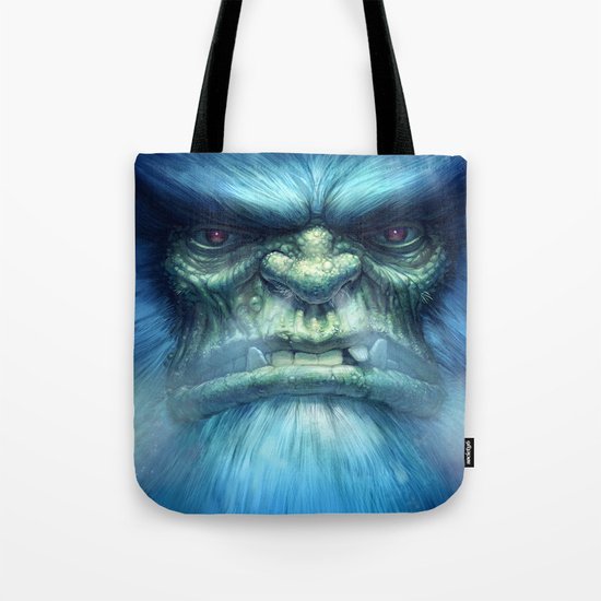 Abominable Snowman Tote Bag
