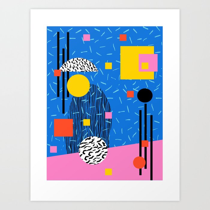 80s retro style