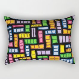 Pastel Windows Rectangular Pillow