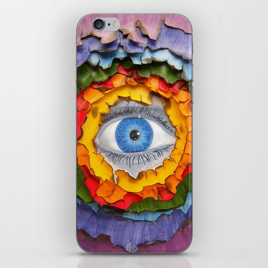 Rainbow Burn iPhone & iPod Skin