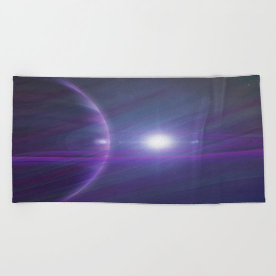 A world away Beach Towel