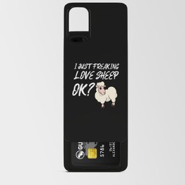 Just Freaking Love Sheep Sheep Wool Android Card Case