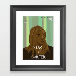 Star and Garter #3 Framed Art Print