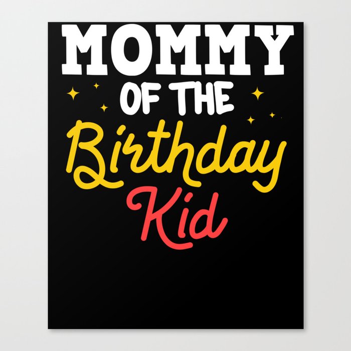 Circus Birthday Party Mom Theme Cake Ringmaster Canvas Print