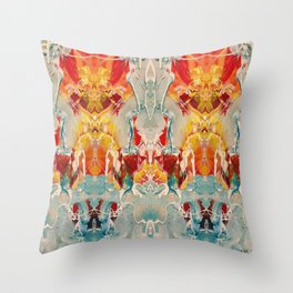 Alpha + Omega rise as One Throw Pillow