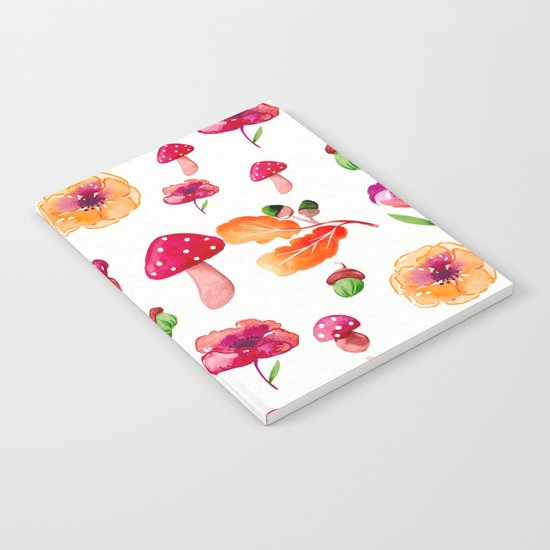 Botanical garden - watercolor Notebook