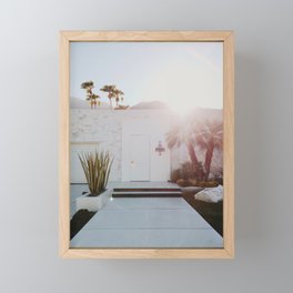 Palm Springs Sunset Framed Mini Art Print